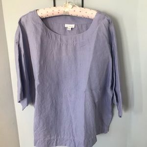 Linen top by jjill